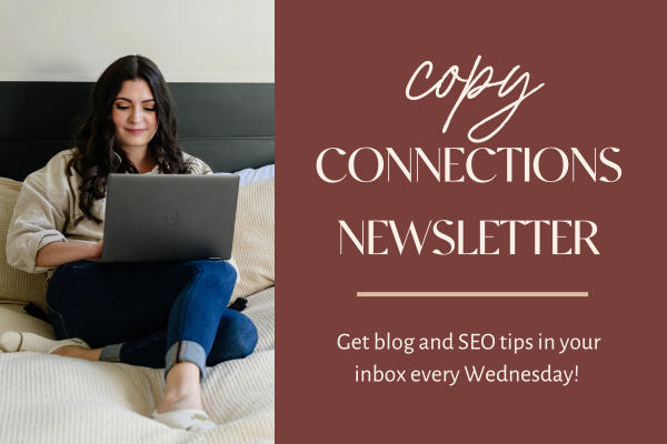 blog and seo newsletter sign up