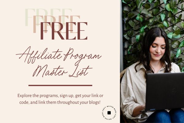 free affiliate programs for creative entrepreneurs