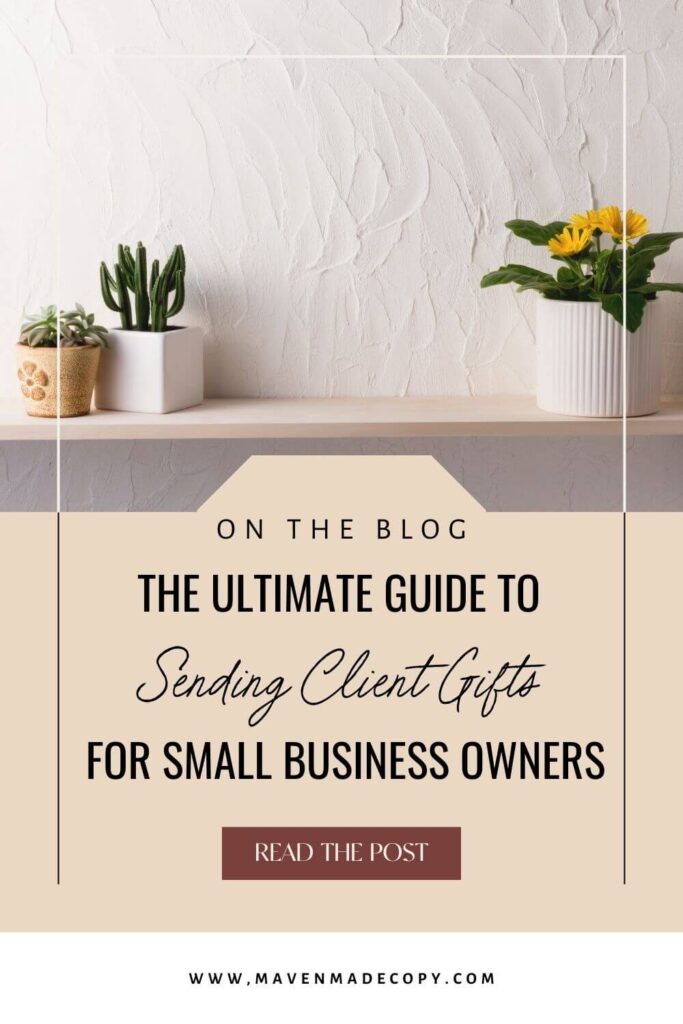 how to send client gifts