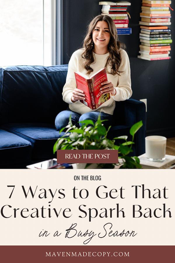 get a creative spark