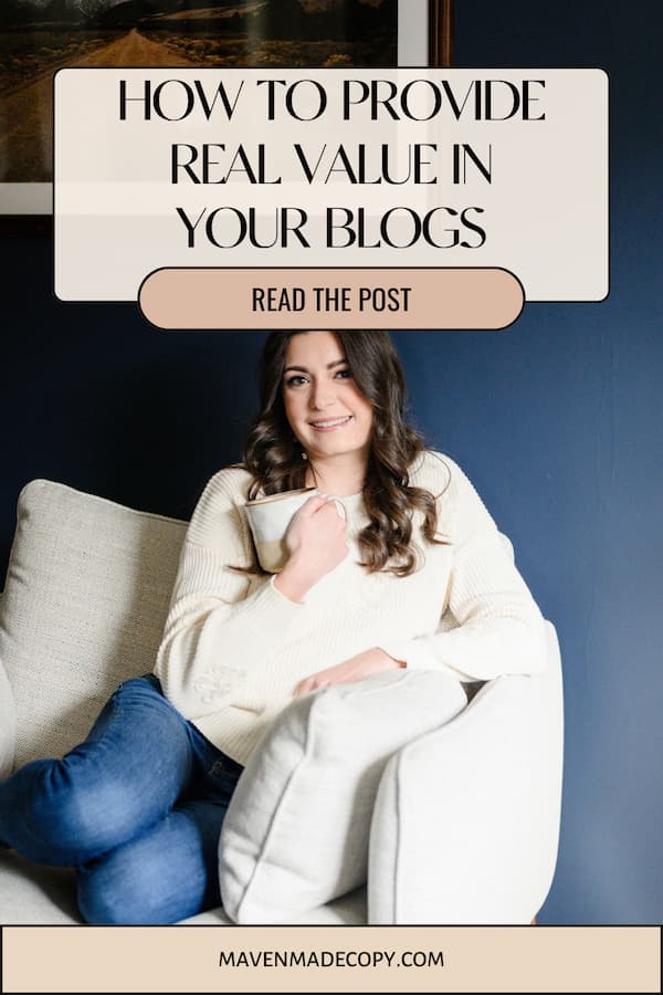 How to Provide REAL Value in Your Blogs 