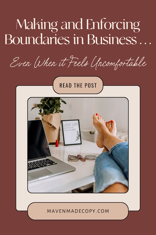 enforcing boundaries