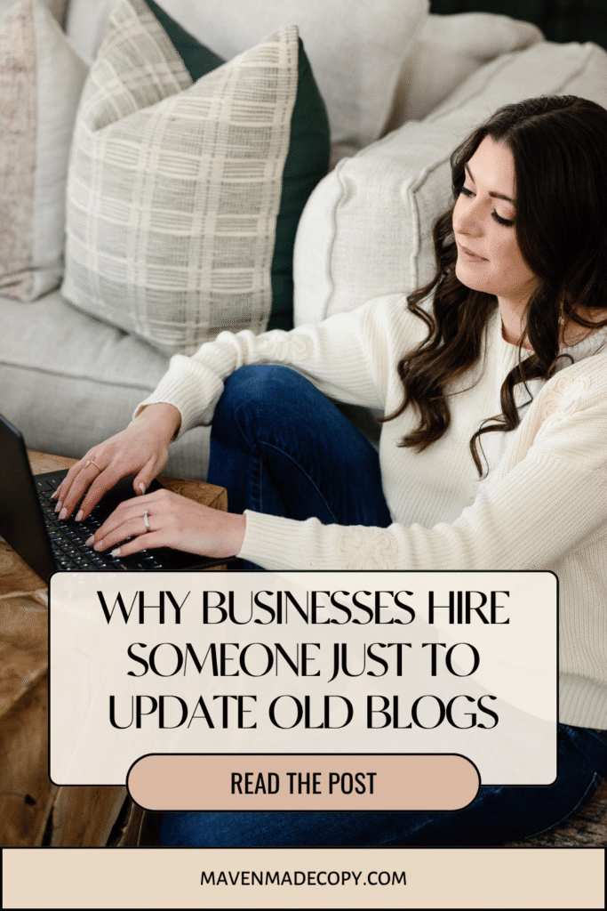 update old blogs